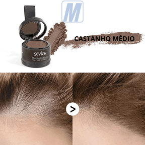 Tinta de cabelo em pó Sevích - Cobre Todos os Fios Brancos (Compre 1, Leve 2) + Frete Grátis 🔥 Marvinshop