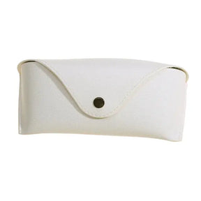 Caixa De Óculos De Miopia De Couro High-End, Óculos De Sol Resistentes À Pressão Sacos, Sacos Monocromáticos Avant Beleza